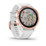 Смарт-часы Garmin Fenix 6s Pro розовое золото с белым ремешком