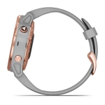 Смарт-часы Garmin Fenix 6s Sapphire розовое золото с серым ремешком
