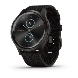 Смарт-часы Garmin Vivomove Style графитовый с плетеным нейлоновым черным ремешком