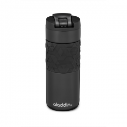 Термокружка Aladdin Easy-Grip 0.47 л матовый черный 6939236342681