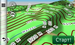 Топографическая карта Украины Garmin