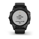 Смарт-часы Garmin Fenix 6 Pro черные с черным ремешком