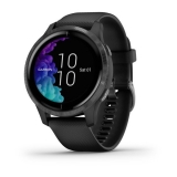 Смарт-часы Garmin Venu черные с серым безелем