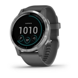 Смарт-часы Garmin Vivoactive 4 серые с серебристым безелем