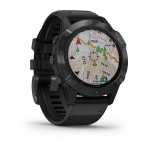 Смарт-часы Garmin Fenix 6 Pro черные с черным ремешком