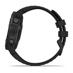 Смарт-часы Garmin Fenix 6 Pro черные с черным ремешком