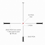 Прицел оптический Hawke Endurance 30 1-4x24 (L4A IR Dot)