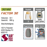 Рюкзак High Peak Factor 32 (Blue/Dark Grey)