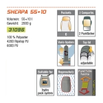 Рюкзак High Peak Sherpa 55+10 (Black)
