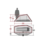 Палатка Wechsel Aurora 1 Travel (Oak) + коврик Mola 1 шт