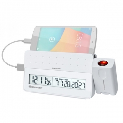 Проекционные часы Bresser MyTime Pro white