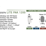 Спальный мешок High Peak Lite Pak 1200 / +5C (Left) Black/blue