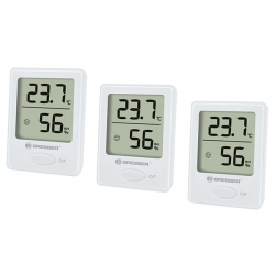 Термометр-гигрометр Bresser Temeo Hygro indicator (3шт) white