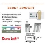 Спальный мешок High Peak Scout Comfort/+5°C (Left) Dark blue