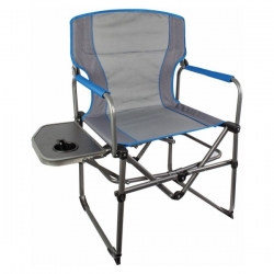 Стул Highlander Compact Directors With Side Table Grey