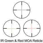 Прицел оптический Barska Level 6-24x56 (IR MOA R/G) + Rings