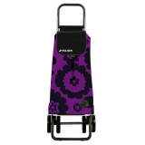 Сумка-тележка Rolser Pack Flor Logic Dos 2-43 Lila Negro