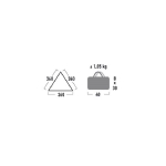 Тент High Peak Bermuda Tarp 360 (Grey)
