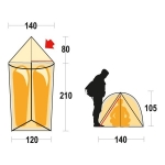 Палатка Ferrino Manaslu 2 (4000) Orange