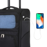 Чемодан TravelZ Tripple Pocket (S) Black