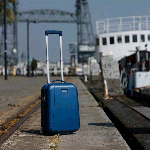 Чемодан CarryOn Skyhopper 2X (S) Cool Blue