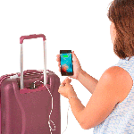 Чемодан CarryOn Wave (S) Aubergine