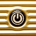 Чемодан CarryOn Bling Bling (S) Champagne