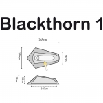 Палатка Highlander Blackthorn 1 Red