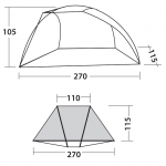 Палатка Easy Camp Beach 50 Ocean Blue