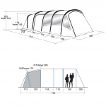 Палатка Easy Camp Arena Air 600 Aqua Stone
