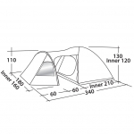 Палатка Easy Camp Corona 300 Teal Green