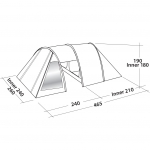 Палатка Easy Camp Galaxy 400 Rustic Green (120391)
