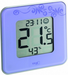 Термогигрометр цифровой TFA 30502111 Style фиолетовый